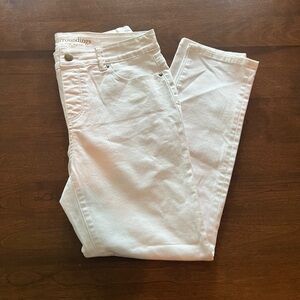 Soft Surroundings White So Soft 5 Pocket Pull on Leggings - Petite Small 6-8 NWT